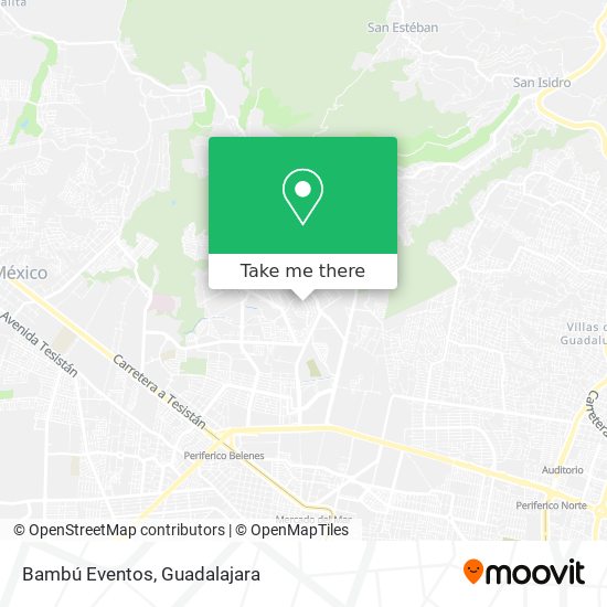 Bambú Eventos map