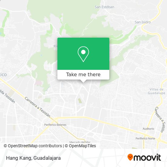 Mapa de Hang Kang