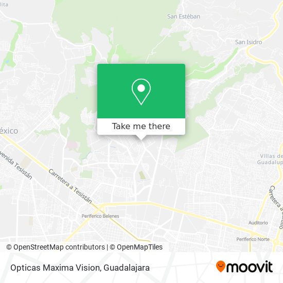 Opticas Maxima Vision map