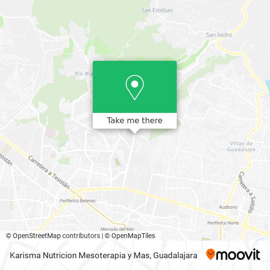 Karisma Nutricion Mesoterapia y Mas map