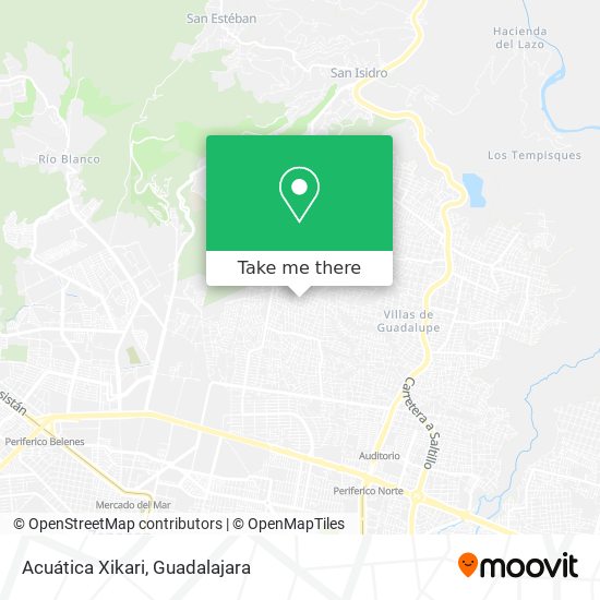 Acuática Xikari map