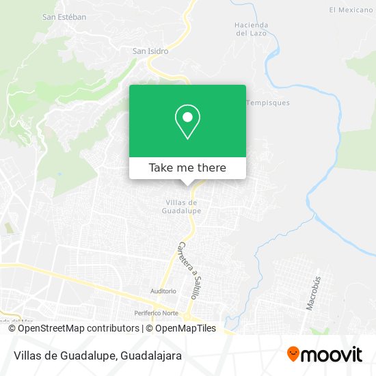 Villas de Guadalupe map