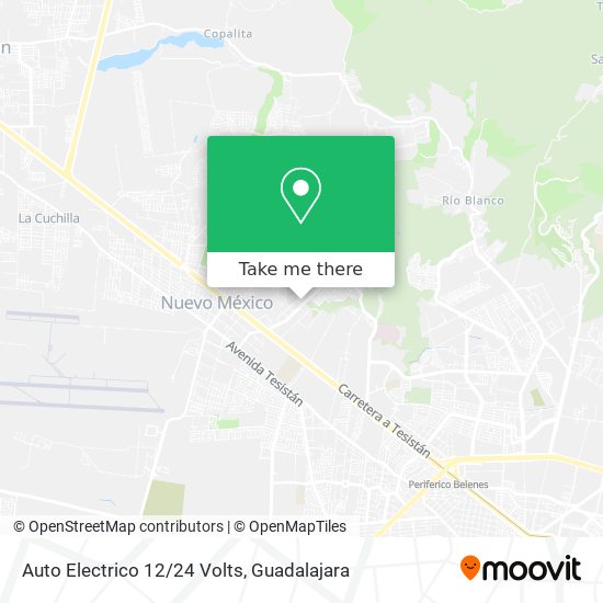 Mapa de Auto Electrico 12/24 Volts