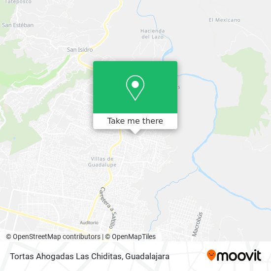 Tortas Ahogadas Las Chiditas map