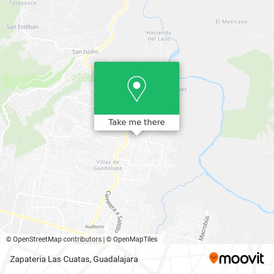 Zapateria Las Cuatas map