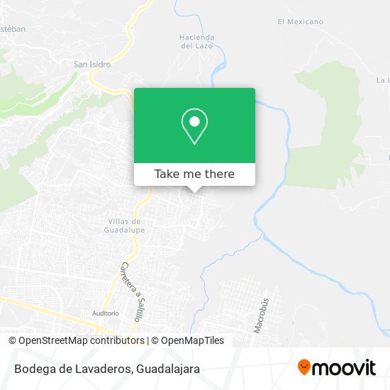 Bodega de Lavaderos map