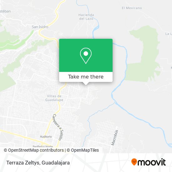 Mapa de Terraza Zeltys