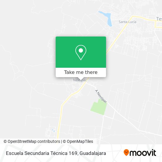 Escuela Secundaria Técnica 169 map