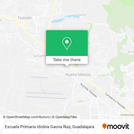 Escuela Primaria Idolina Gaona Ruiz map