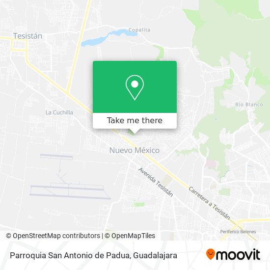 Parroquia San Antonio de Padua map