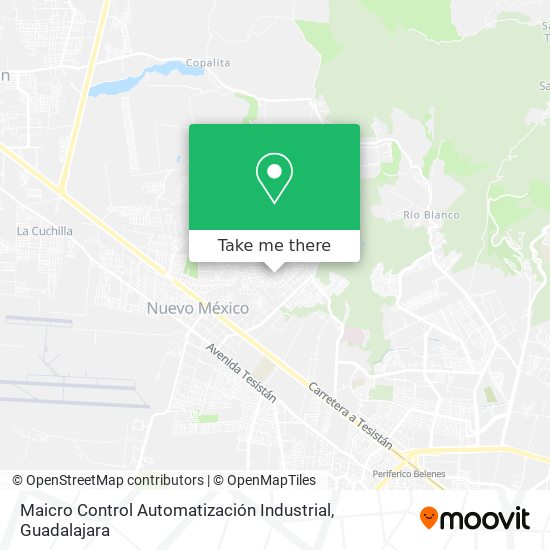 Mapa de Maicro Control Automatización Industrial