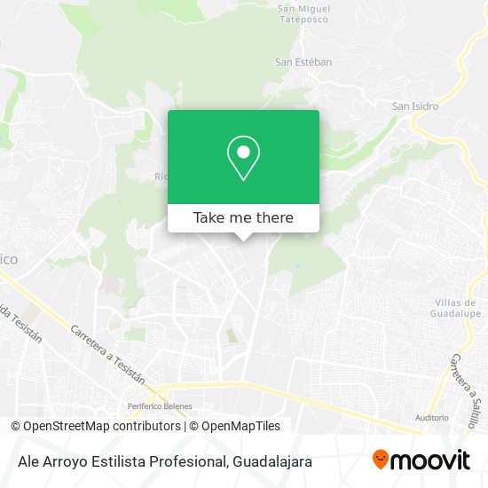 Ale Arroyo Estilista Profesional map