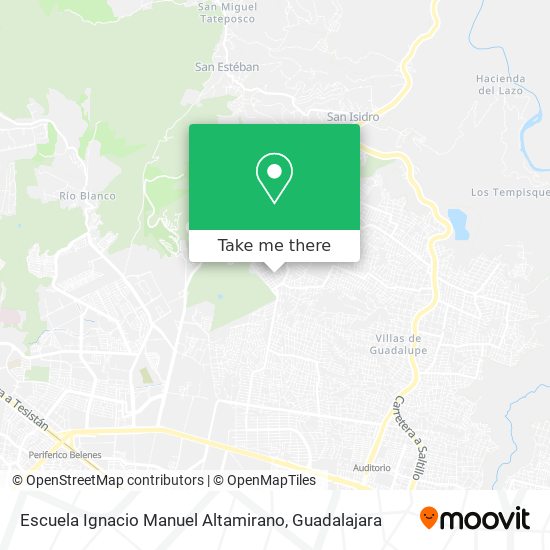 Mapa de Escuela Ignacio Manuel Altamirano