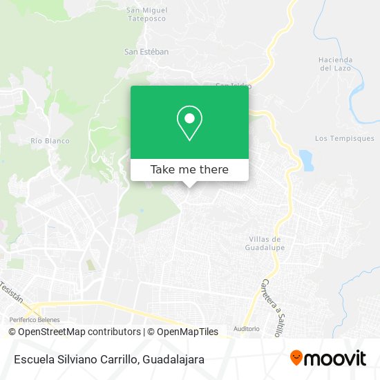 Escuela Silviano Carrillo map