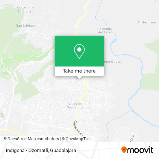 Indígena - Ozomatli map