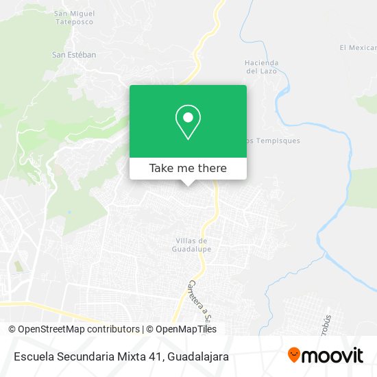 Escuela Secundaria Mixta 41 map