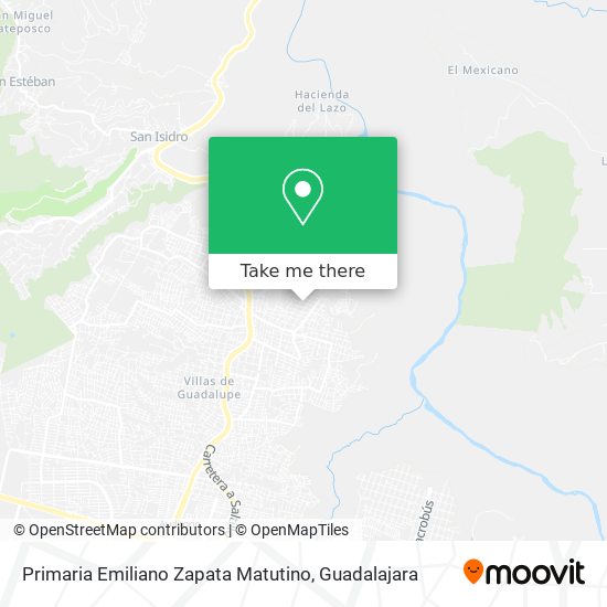Primaria Emiliano Zapata Matutino map