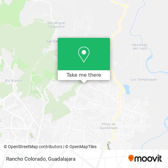 Mapa de Rancho Colorado