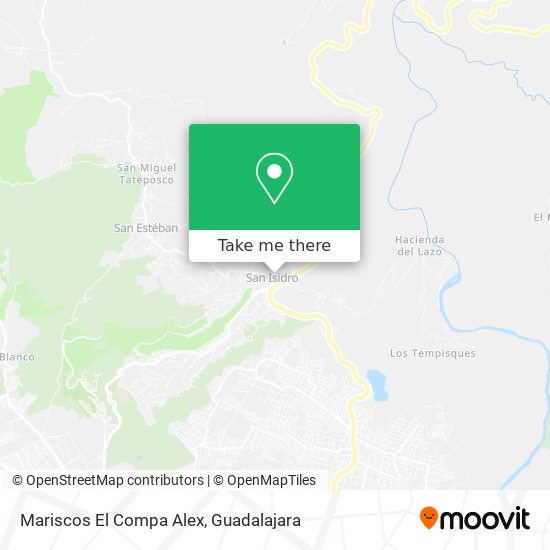 Mariscos El Compa Alex map