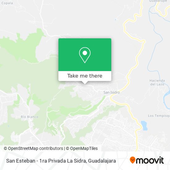 San Esteban - 1ra Privada La Sidra map