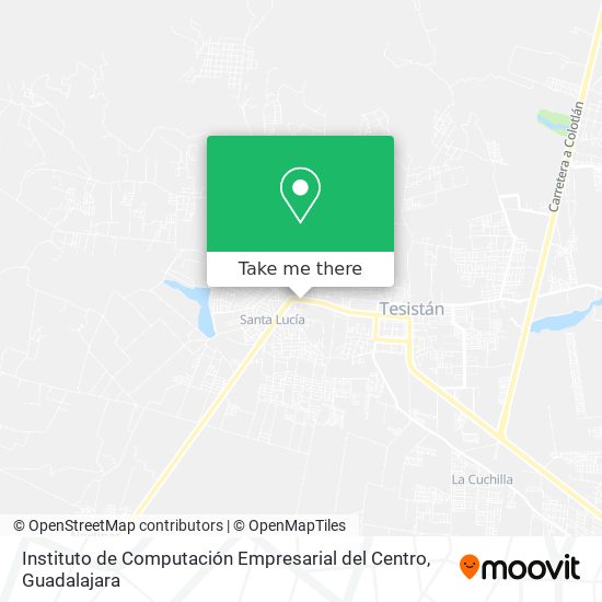 Instituto de Computación Empresarial del Centro map