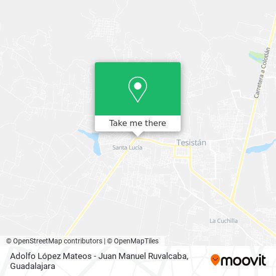 Adolfo López Mateos - Juan Manuel Ruvalcaba map
