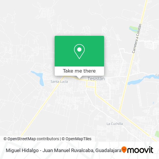 Mapa de Miguel Hidalgo - Juan Manuel Ruvalcaba