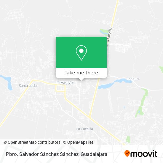 Pbro. Salvador Sánchez Sánchez map