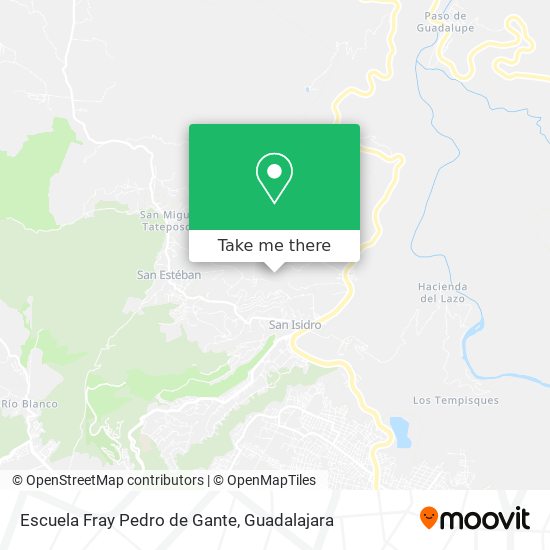 Escuela Fray Pedro de Gante map