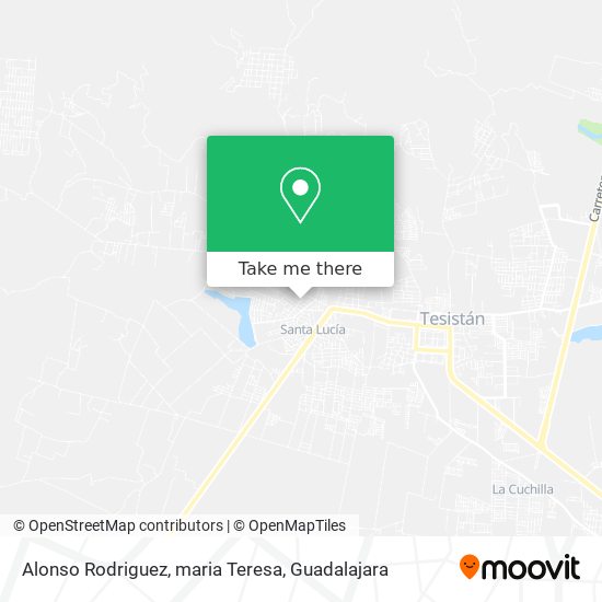 Alonso Rodriguez, maria Teresa map