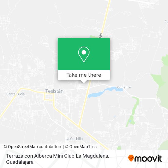 How to get to Terraza con Alberca Míni Club La Magdalena in Zapopan by Bus?