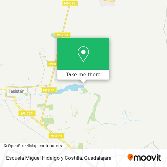 Escuela Miguel Hidalgo y Costilla map