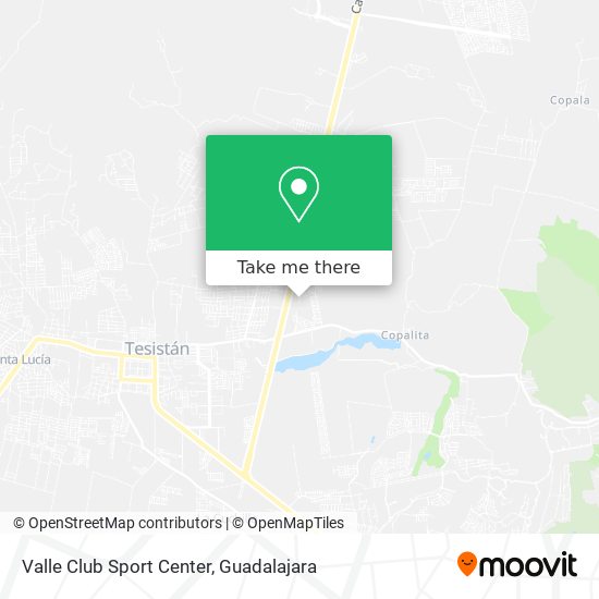 Valle Club Sport Center map