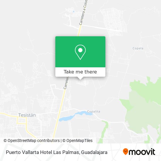 Puerto Vallarta Hotel Las Palmas map