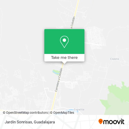 Jardín Sonrisas map