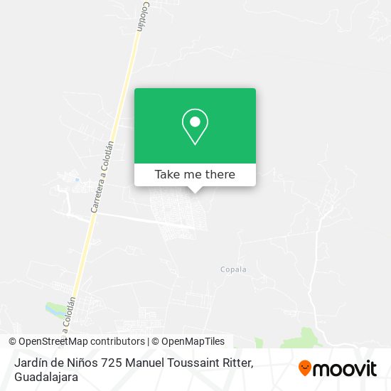 Jardín de Niños 725 Manuel Toussaint Ritter map