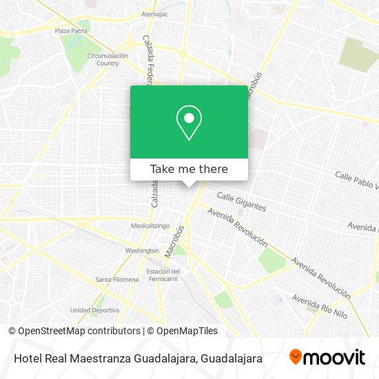 Mapa de Hotel Real Maestranza Guadalajara