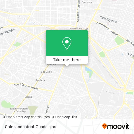 Colon Industrial map