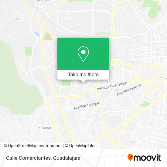 Calle Comerciantes map