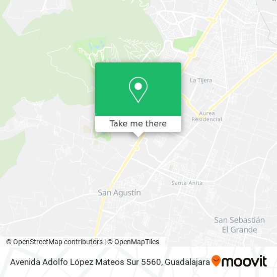 Avenida Adolfo López Mateos Sur 5560 map
