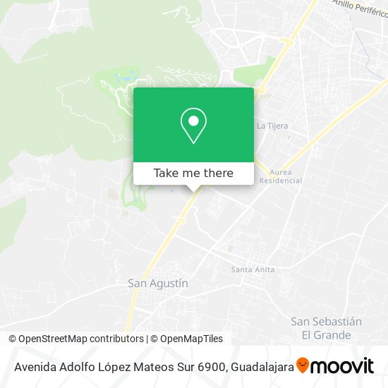 Avenida Adolfo López Mateos Sur 6900 map