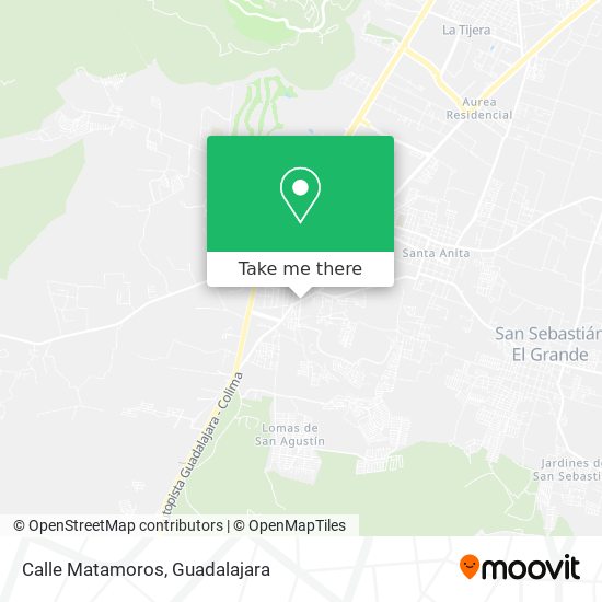 Mapa de Calle Matamoros