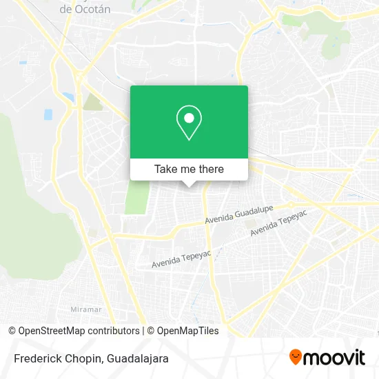 Frederick Chopin map