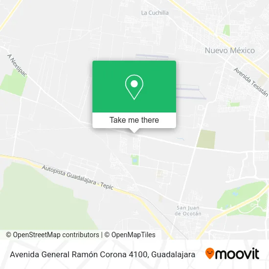 Mapa de Avenida General Ramón Corona 4100