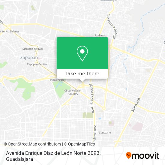 Mapa de Avenida Enrique Díaz de León Norte 2093