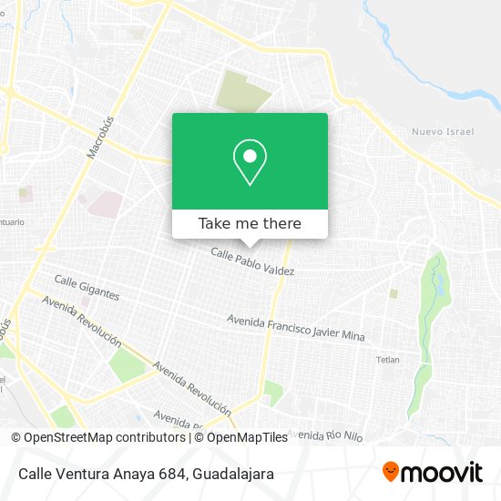 Calle Ventura Anaya 684 map