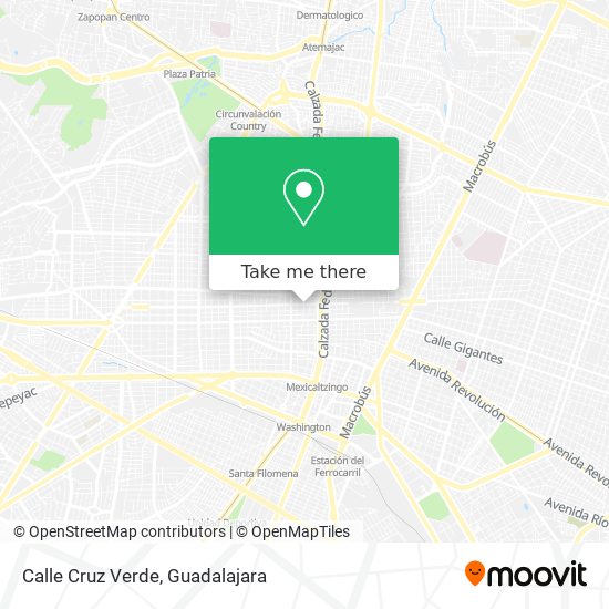 Calle Cruz Verde map