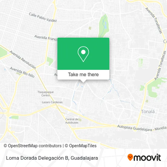Loma Dorada Delegación B map