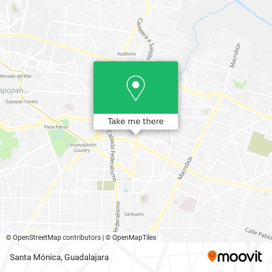 Mapa de Santa Mónica