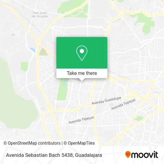 Avenida Sebastian Bach 5438 map